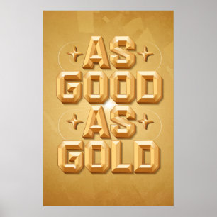 Som Bra som Guld Poster (24x36)
