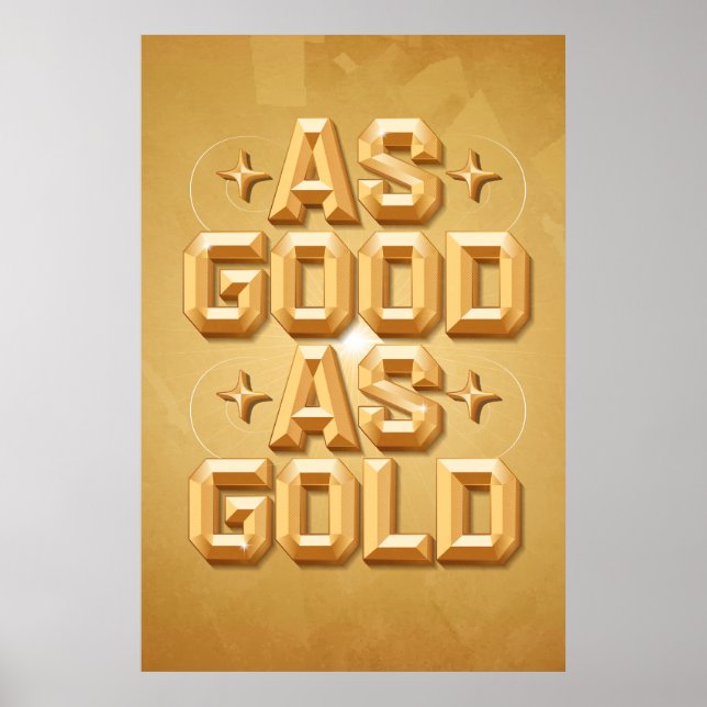 Som Bra som Guld Poster (24x36) (Framsidan)