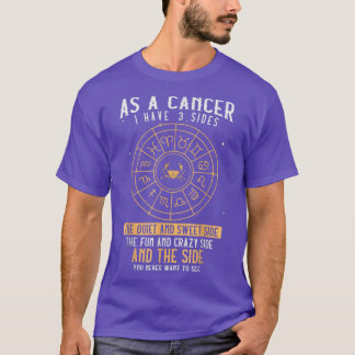 Som cancerfall har jag 3 sider zodiac-tecknet.. t shirt