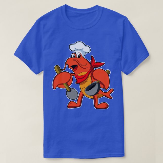 som Chef med träsked T Shirt (Design framsida)