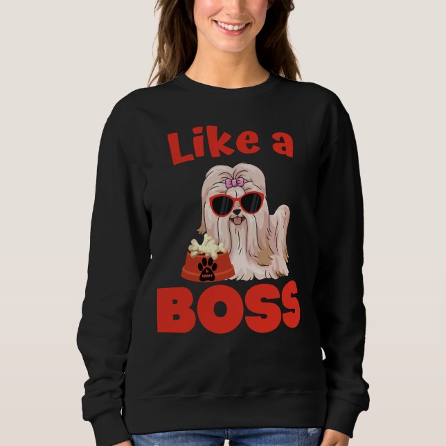 Som Chef Shih Tzu T Shirt (Framsida)