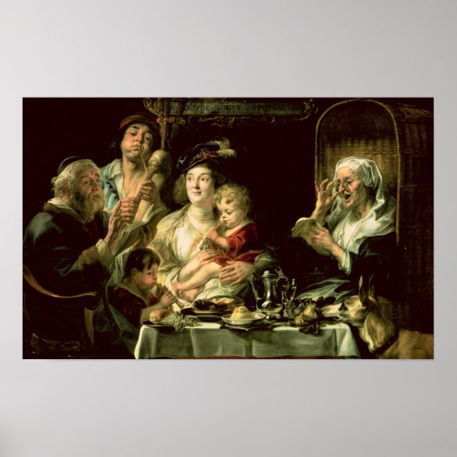 Som den gamla Sjungan, så den unga pipan 1638 Poster (Framsidan)