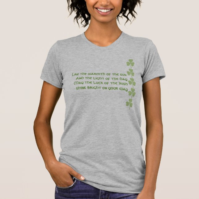 Som den varma Sol-Irish Bluting Tee Shirt (Framsida)