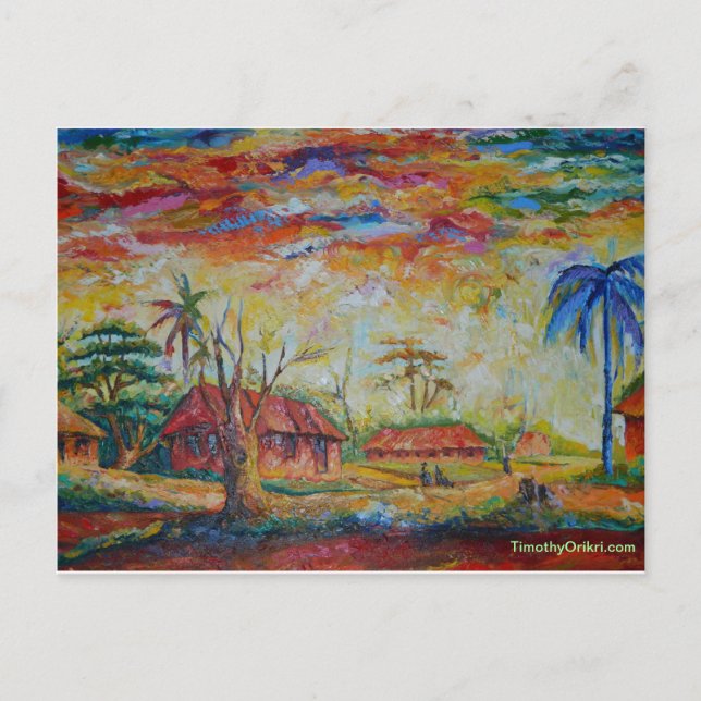 Som det brukade vykort (Framsida)