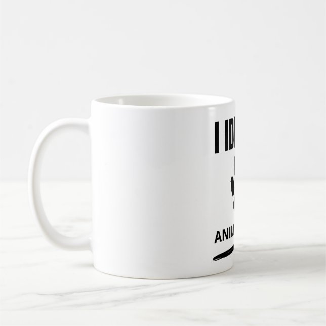 Som djurälskare, säkert djur, djur kaffemugg (Vänster)