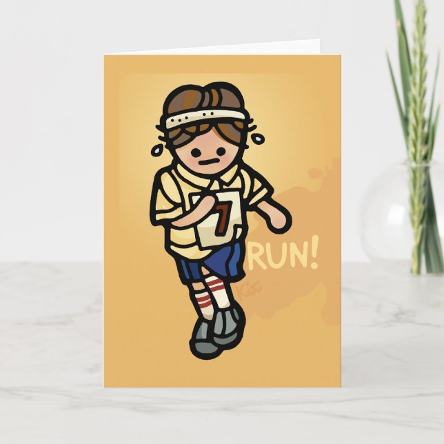 som driver hälsning levande. kort (Framsida)