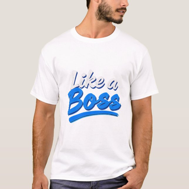 som en boss t shirt (Framsida)