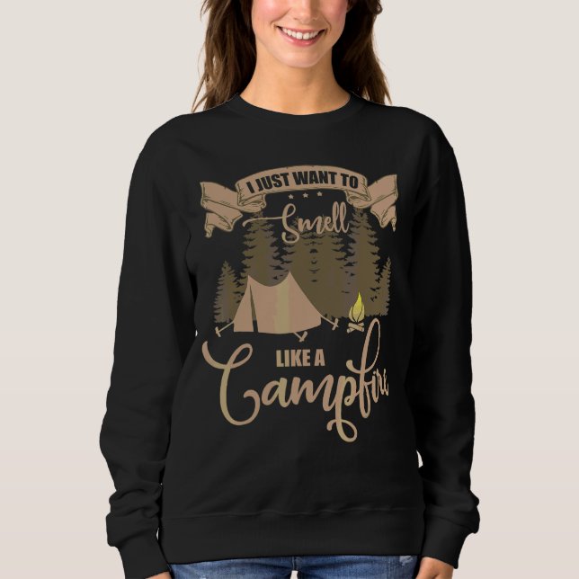 Som en Campfire Camping-grafik T Shirt (Framsida)