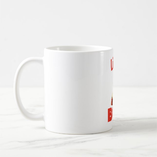 Som en Chef-tysk shepherd Kaffemugg (Vänster)