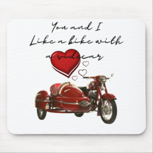 Som en cykel med sidecar musmatta