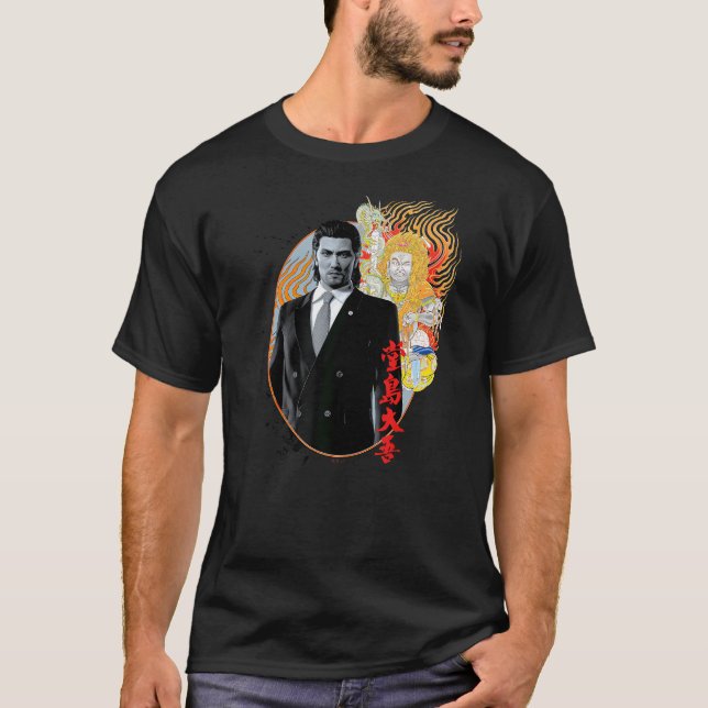 Som en Dragon Yakuza Daigo Dojima T Shirt (Framsida)