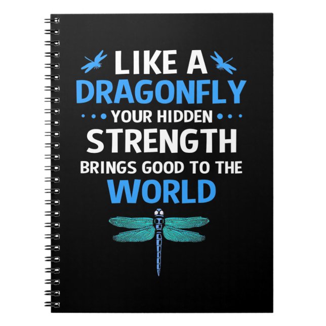 Som en Dragonfly Anteckningsbok (Framsidan)