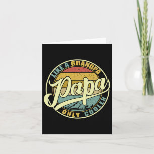 Som en farfar, bara coolare Rolig pappa Papa Defin Kort