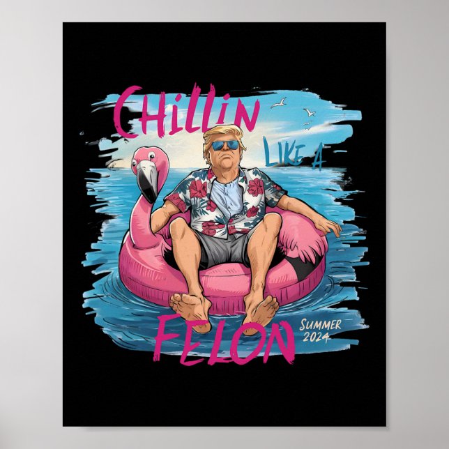 Som en felonklump inför president Sommaren 2024 Poster (Framsidan)