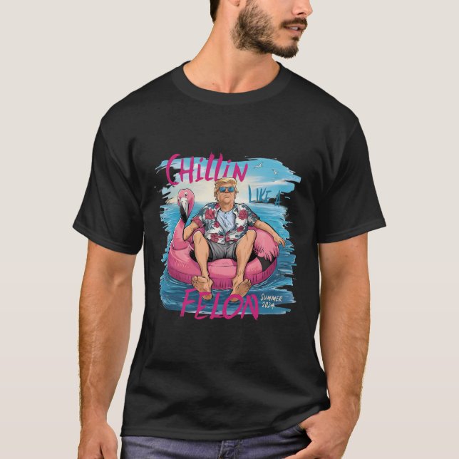 Som en felonklump inför president Sommaren 2024 T Shirt (Framsida)