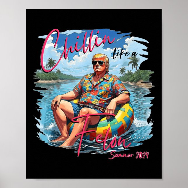 Som en felontrast för president 2024 poster (Framsidan)