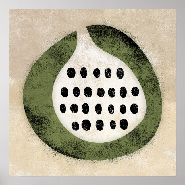 Som en Fig eller en Kiwi Poster väggkonst (Framsidan)