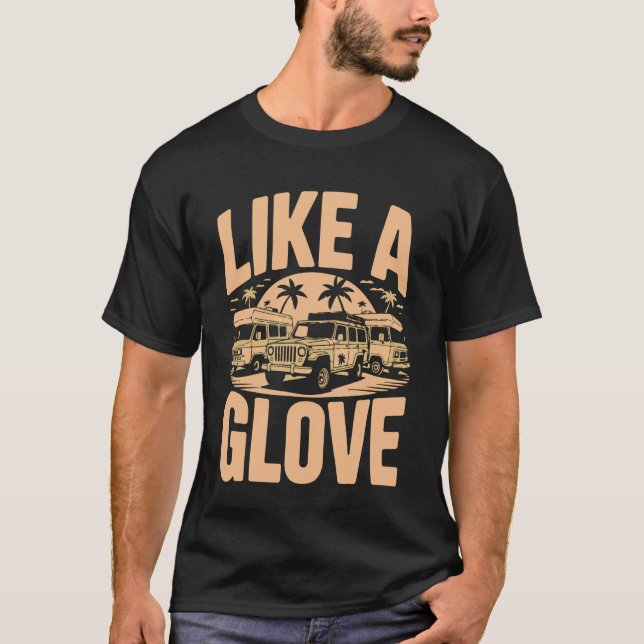 Som en handske t shirt (Framsida)