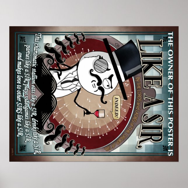 Som en Herr - Poster PM (Framsidan)