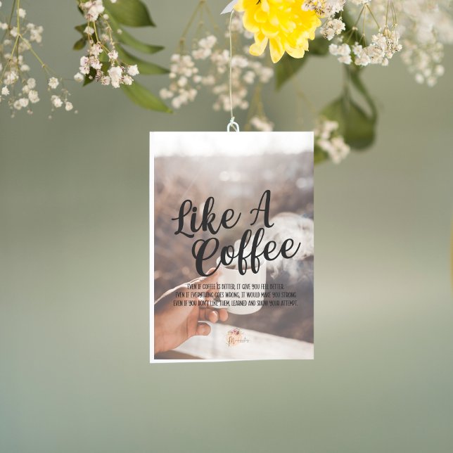 Som en kaffe julkort (Skapare uppladdad)