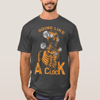 Som en klocka, Human Skeleton Steampunk T Shirt