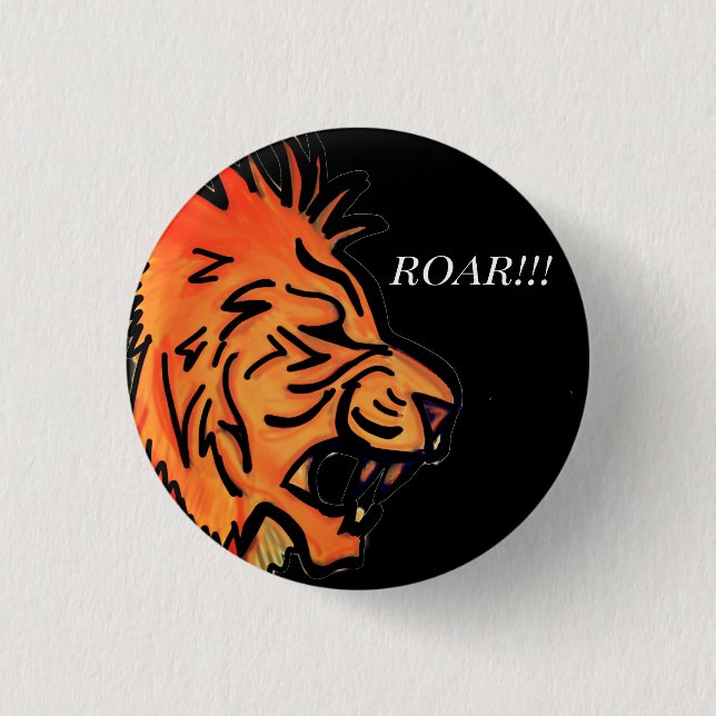 som en lejon trivet-presentlåda med silver på hals knapp (Framsida)