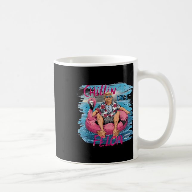 Som en märklig president Trump 2022-2024 Kaffemugg (Höger)