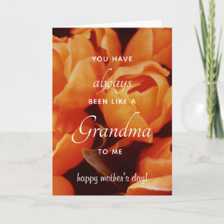 Som en mormor för mig Tulips Mors dag Kort