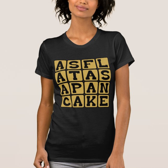 Som en pancake, frukost Simile T-shirt (Framsida)