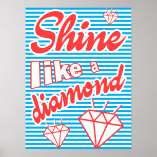 Som en romb poster typografi.