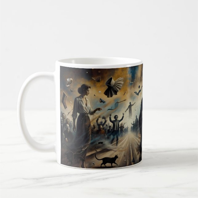 Som en rullande sten Surreal motorvägsmugg Kaffemugg (Vänster)