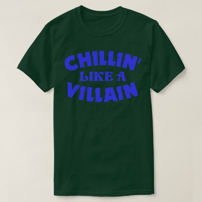 som en skurk 1 t shirt (Design framsida)