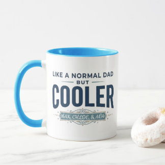 Som en vanlig pappa-mugg | Personliga namn Mugg