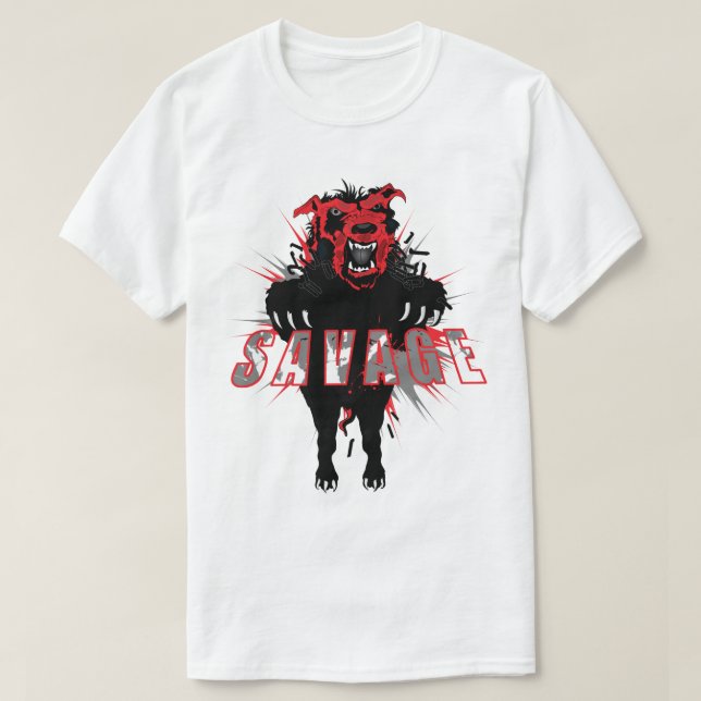 Som en vild! t shirt (Design framsida)