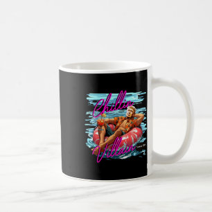 Som en Villain Trump Summer 2024 Relaxing Beach Kaffemugg