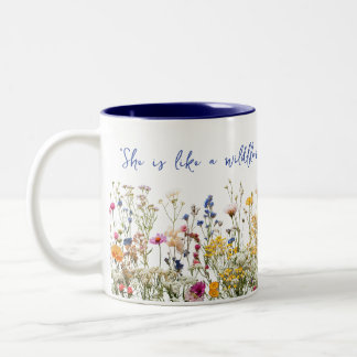 Som en Wildblomma Två-Tonad Mugg