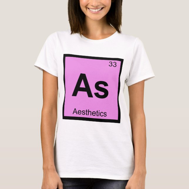 Som - Estetik Filosofi Kemi Symbol Tee (Framsida)