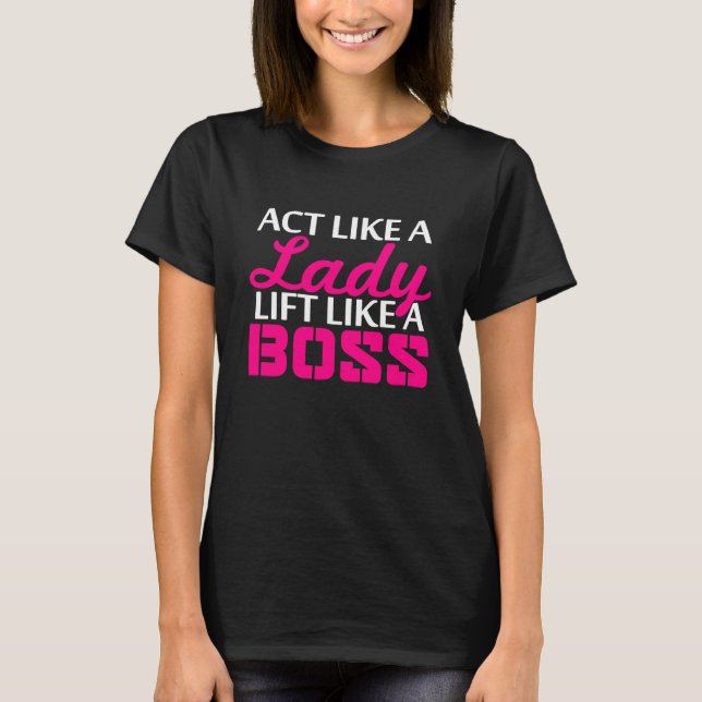 Som ett Dam Hiss som ett Chef T Shirt (Framsida)