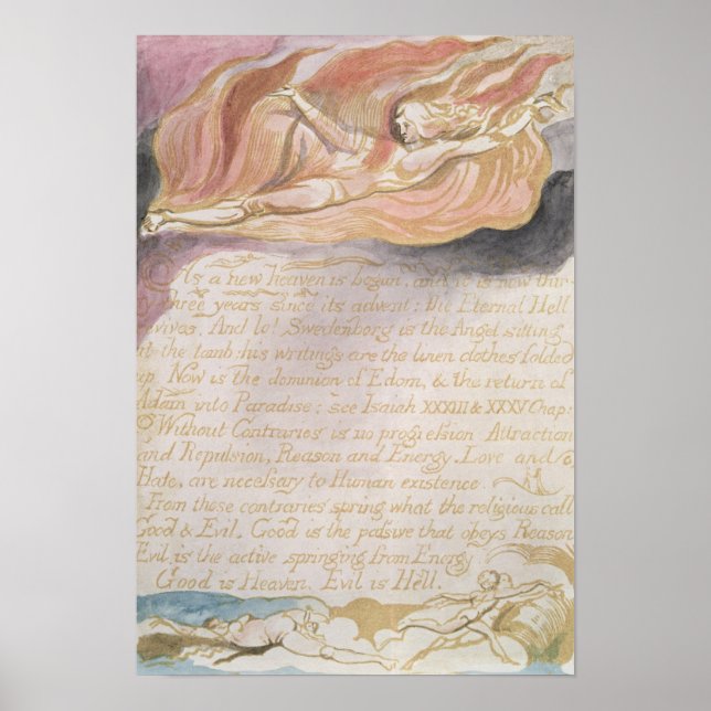 "Som ett nytt himmel har börjat" Poster (Framsidan)