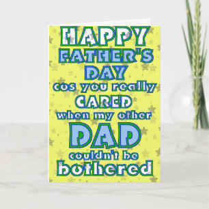 Som ett Pappa Fars dag-kort Kort