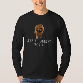 Som ett valsben Rolig hund Pappa och Hund T Shirt