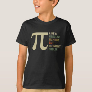 Som ett vanligt nummer men oändligt coolare Pi-dag T Shirt