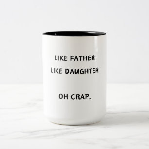 Som Far lik dotter/son Coffee Mugg