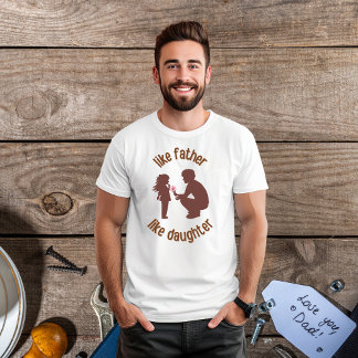 Som Far som Dotter Fars dag T Shirt
