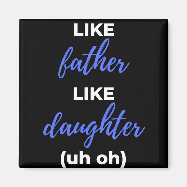 Som Far som dotter. Magnet (Framsidan)