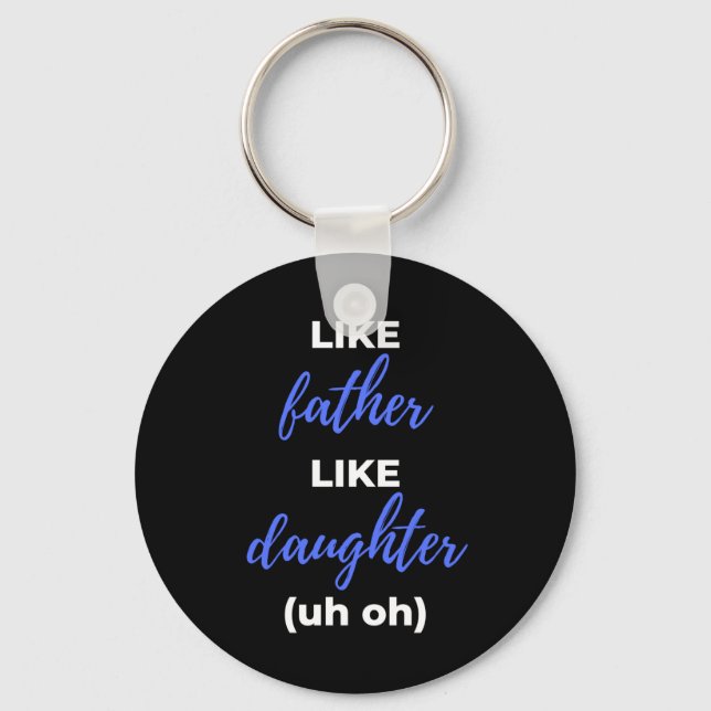 Som Far som dotter. Nyckelring (Framsida)