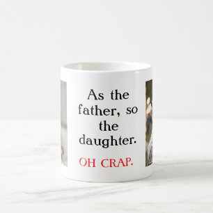 Som Far som dotter/son Photo Kaffemugg