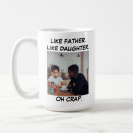Som Far som dotterfoto Kaffemugg