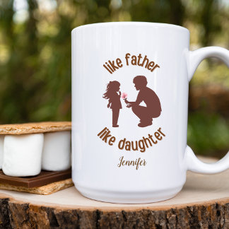 Som Far som Dottrungande Personlig Kaffemugg