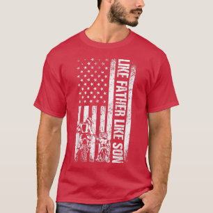 Som Far som Son Dirt Bike Pappa Motocross Fathe T Shirt
